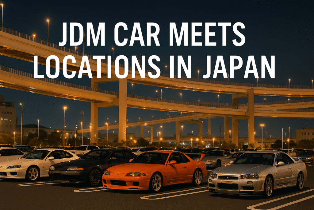JDM car meets locations in japan