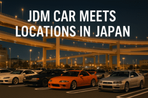 JDM car meets locations in japan