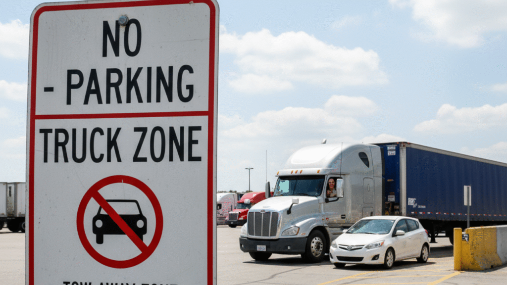 Never Park in the Truck Zone