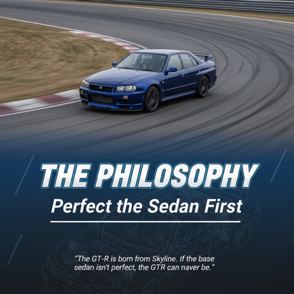 The Philosophy — Perfect the Sedan First