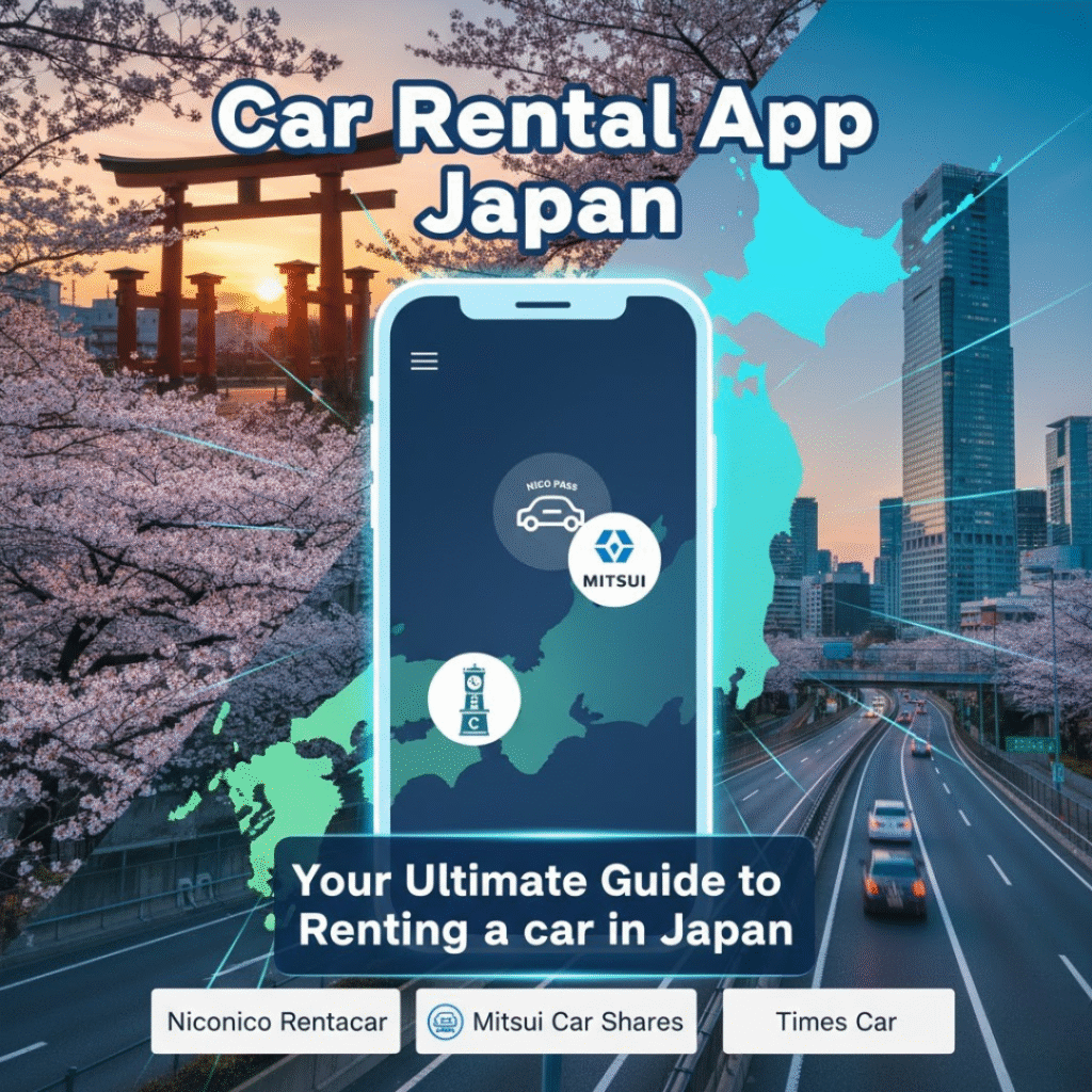 Car rental app Japan