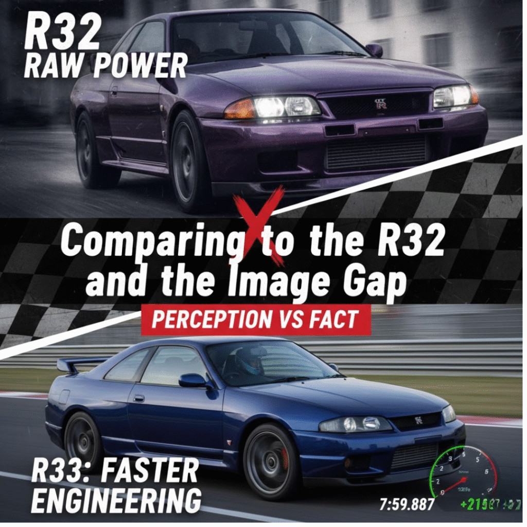 Comparing to the R32 and the Image Gap