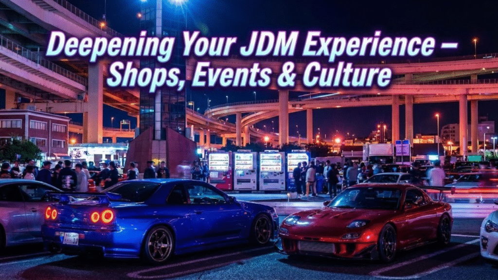 Deepening Your JDM Experience – Shops, Events & Culture