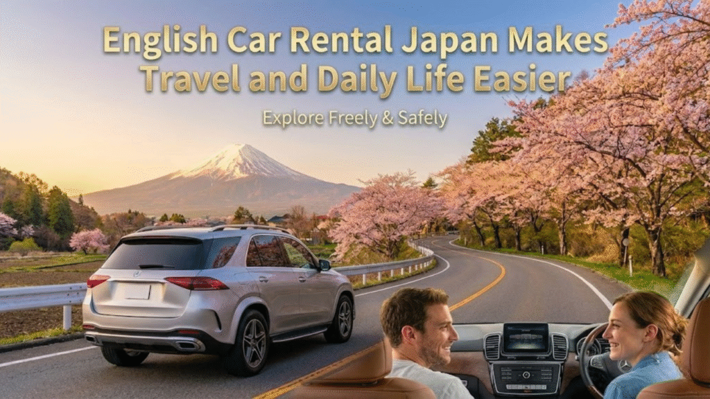 English Car Rental Japan Makes Travel and Daily Life Easier