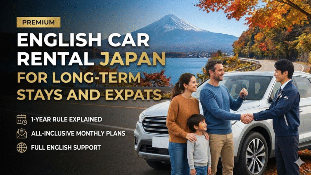 English Car Rental Japan for Long-Term Stays and Expats
