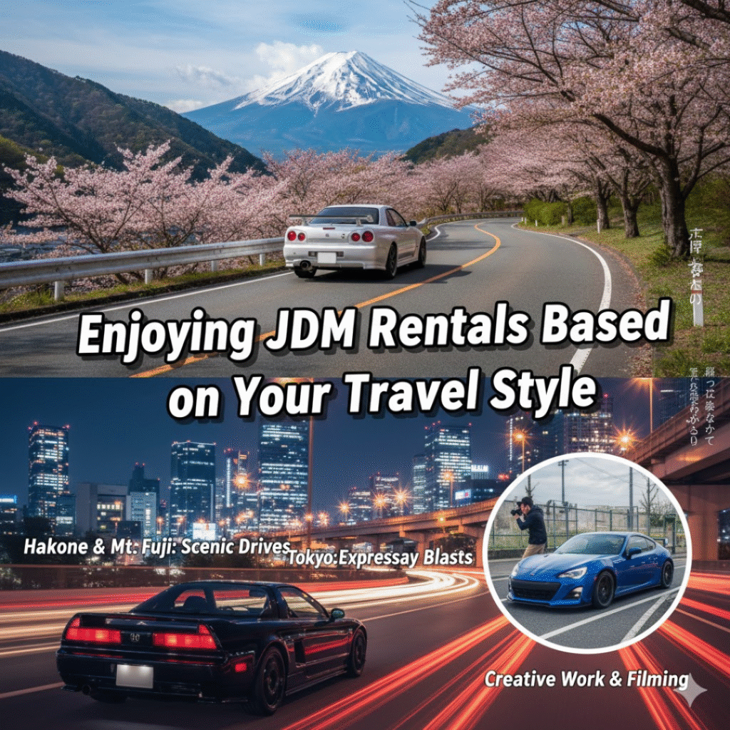 Enjoying JDM Rentals Based on Your Travel Style