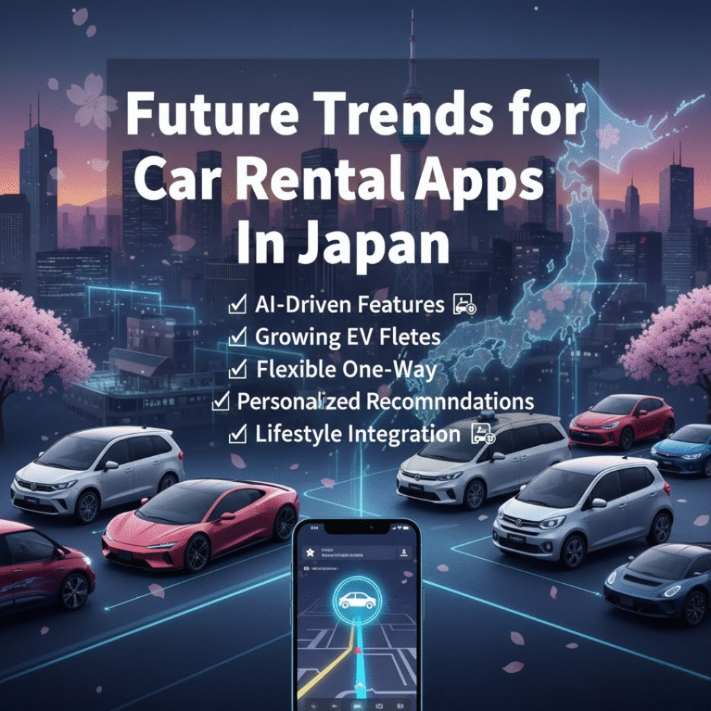 Future Trends for Car Rental Apps in Japan