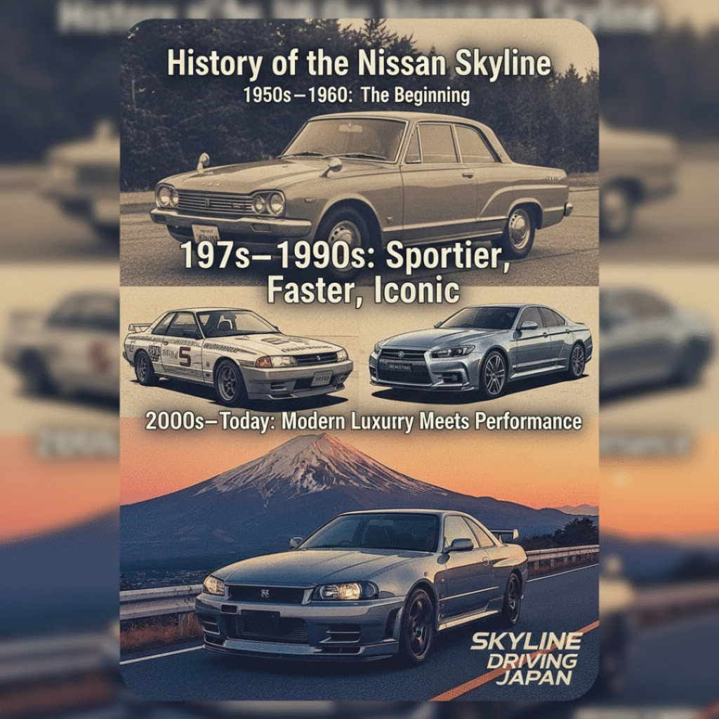 History of the Nissan Skyline