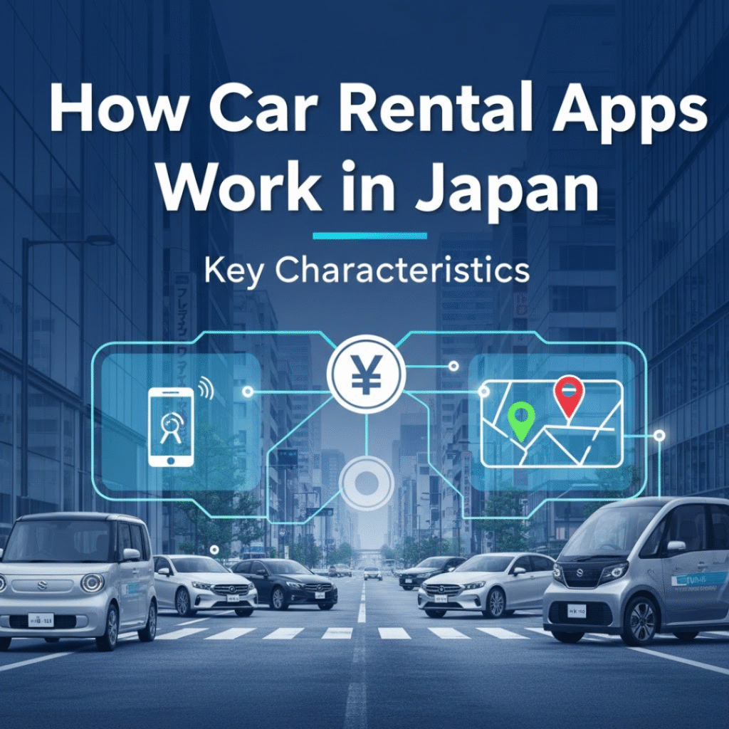 How Car Rental Apps Work in Japan: Key Characteristics