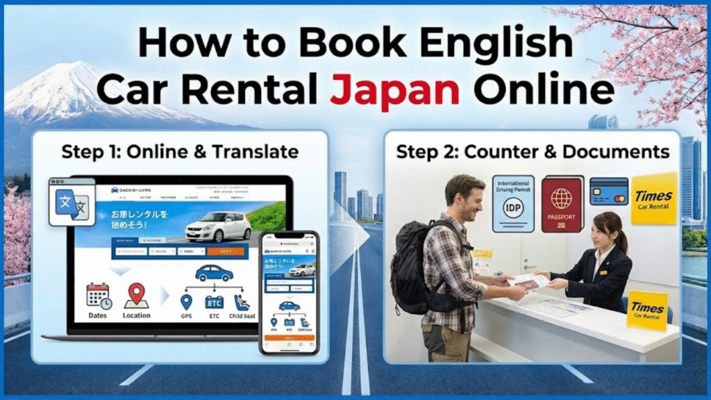 How to Book English Car Rental Japan Online