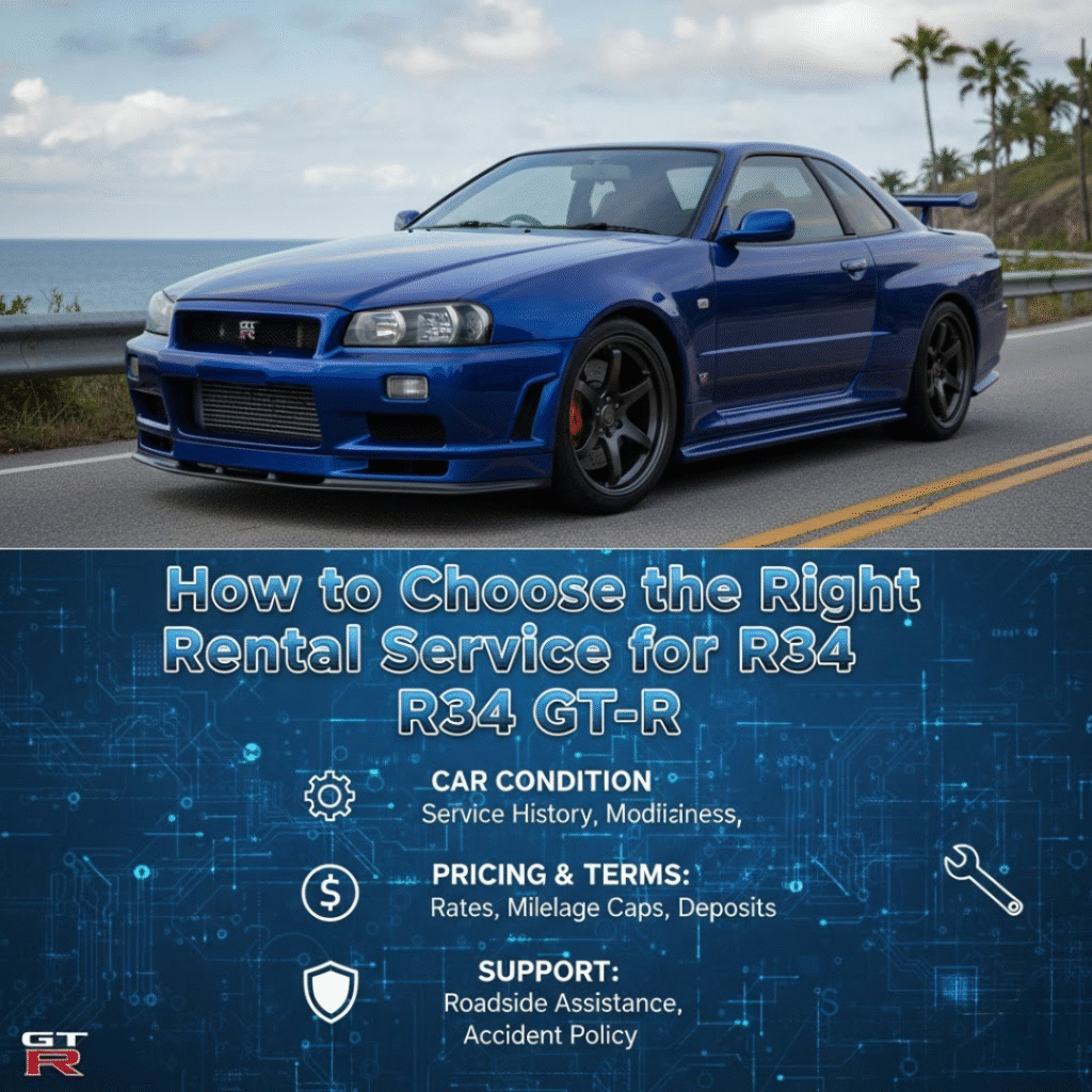How to Choose the Right Rental Service for R34 GT-R