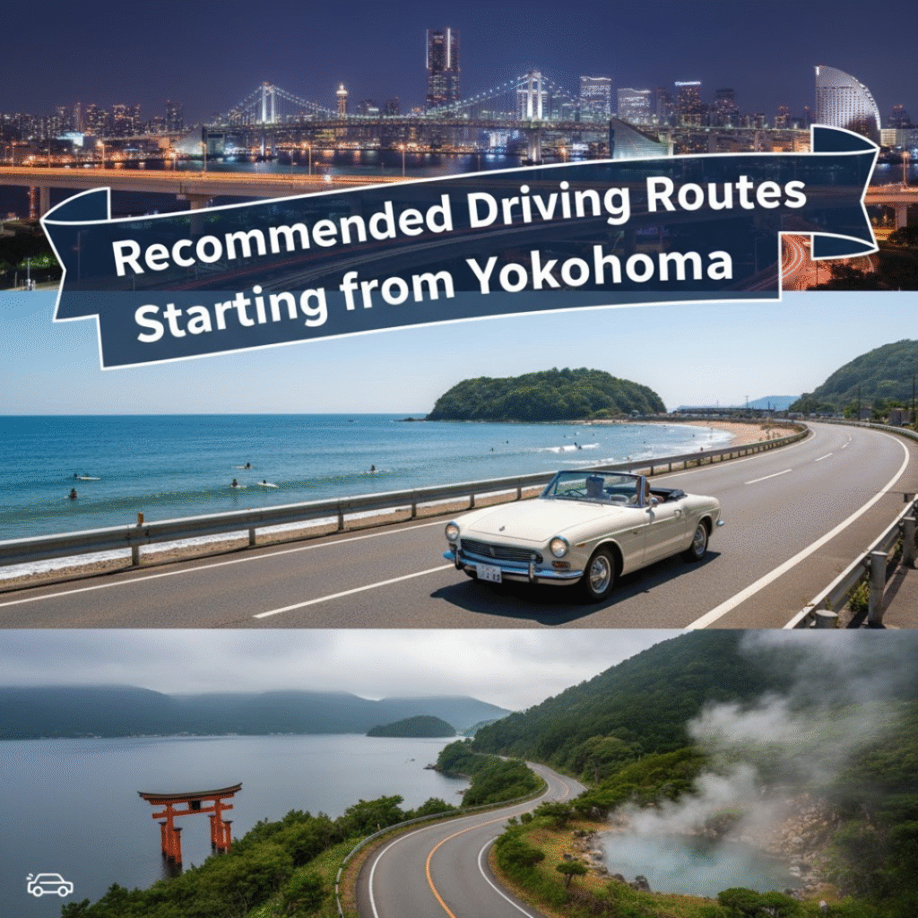 Recommended Driving Routes Starting from Yokohama
