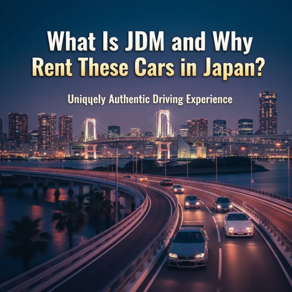 What Is JDM and Why Rent These Cars in Japan?