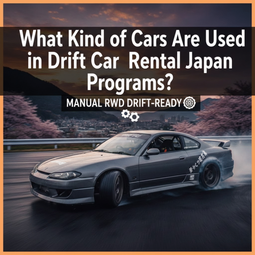 What Kind of Cars Are Used in Drift Car Rental Japan Programs?