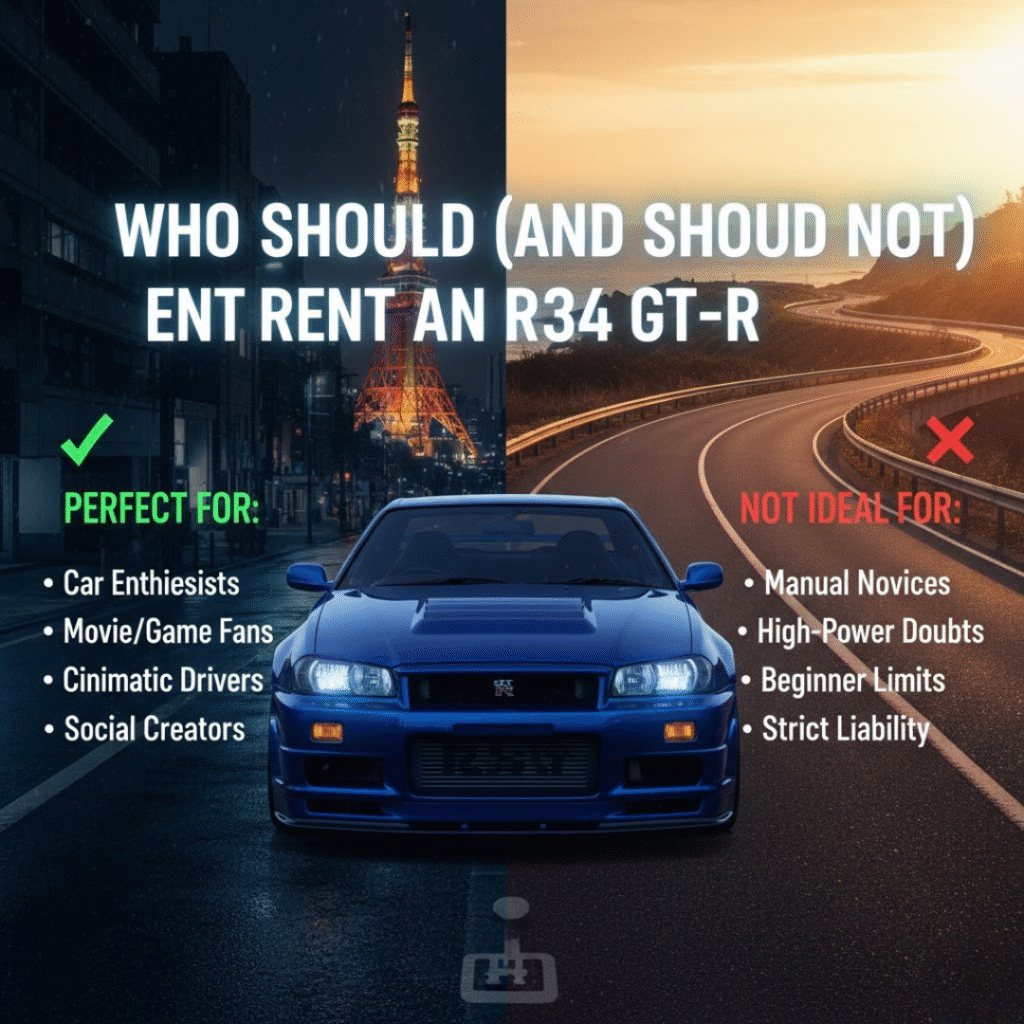 Who Should (and Should Not) Rent an R34 GT-R