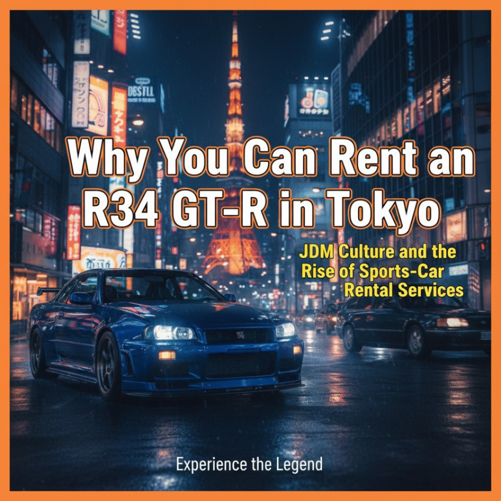 Why You Can Rent an R34 GT-R in Tokyo