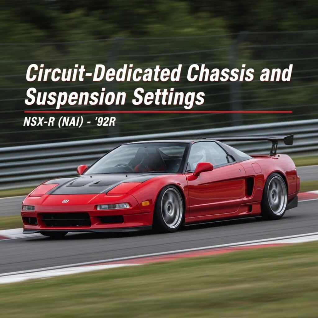 Circuit-Dedicated Chassis and Suspension Settings