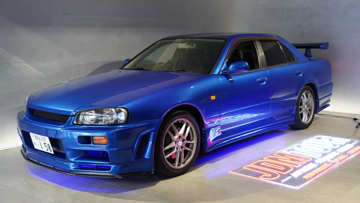 NISSAN SKILINE ER34 Bayside blue】A Custom Skyline ER34 Night Run