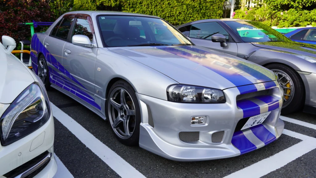 NISSAN SKYLINE ER34 Silver】New rental car information for Skyline
