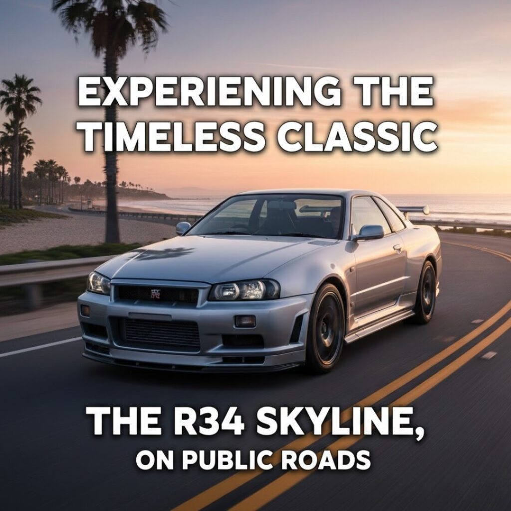 Experiencing the Timeless Classic, the R34 Skyline, on Public Roads