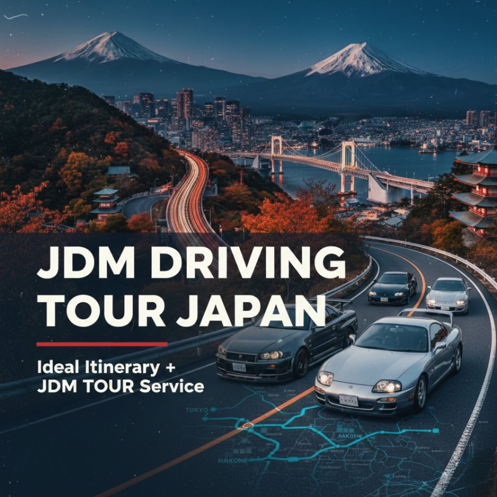 Ideal Itinerary for a JDM Driving Tour Japan + Recommended Service JDM TOUR
