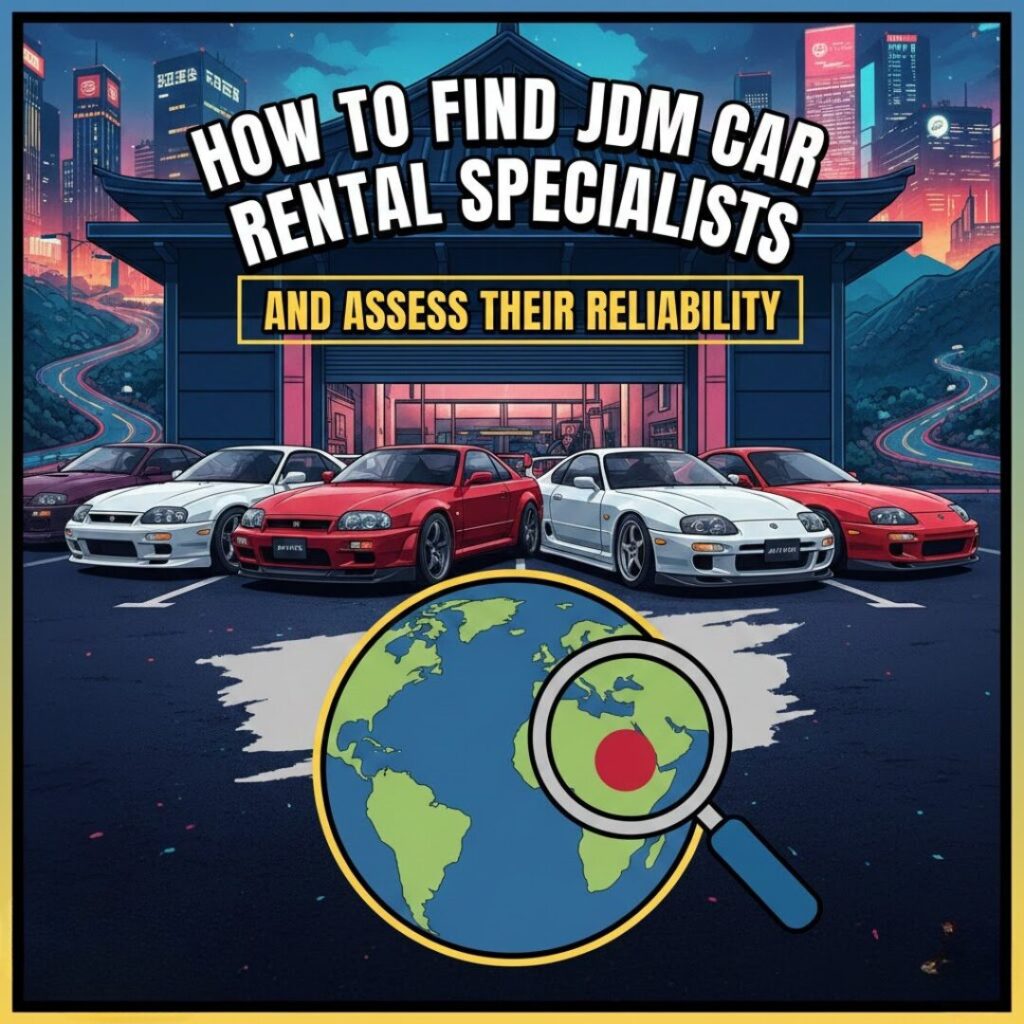 How to Find JDM Car Rental Specialists and Assess Their Reliability