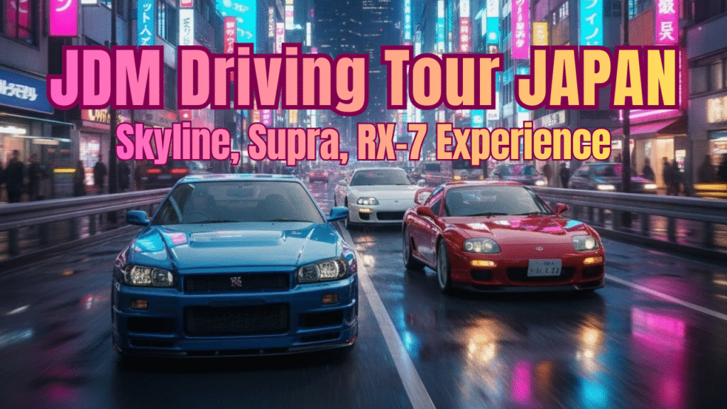 JDM Driving Tour Japan – Skyline, Supra, RX-7 Experience