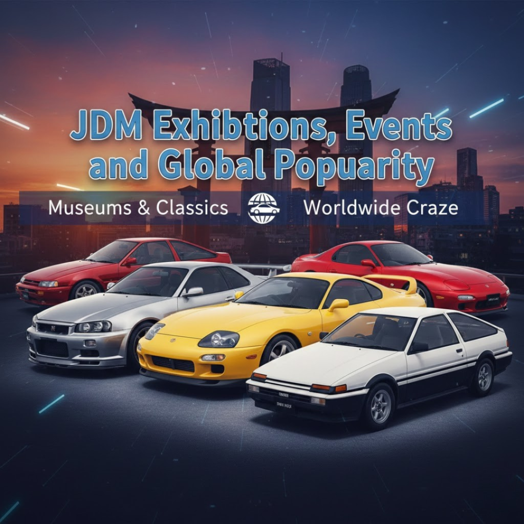 JDM Exhibitions, Events, and Global Popularity