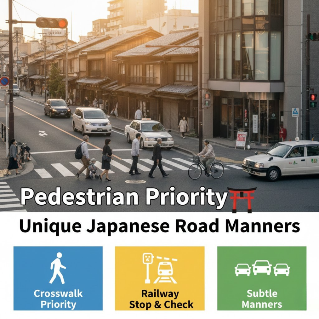 Pedestrian Priority and Unique Japanese Road Manners