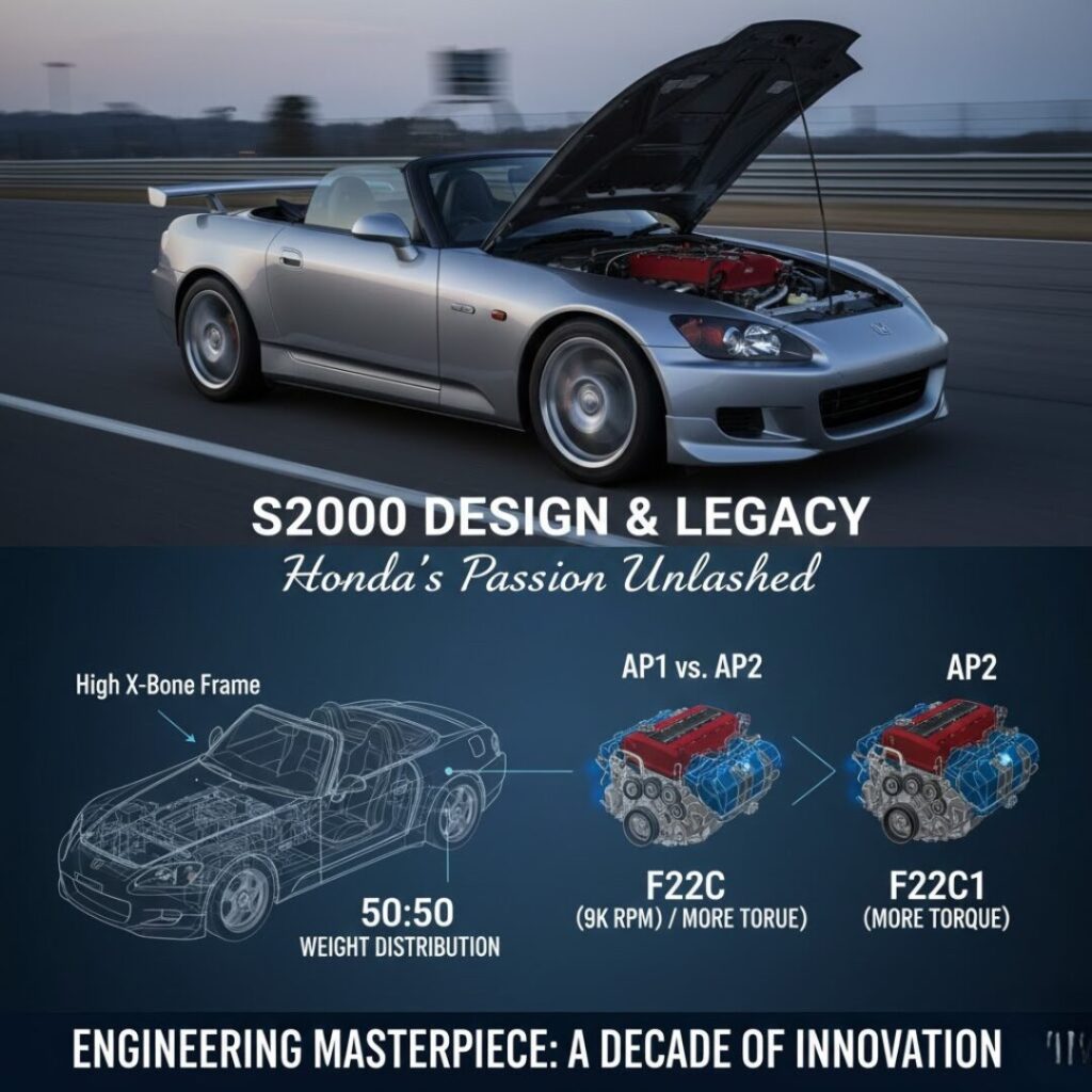 S2000 Design Philosophy and Historical Context: The Embodiment of Honda's Passion