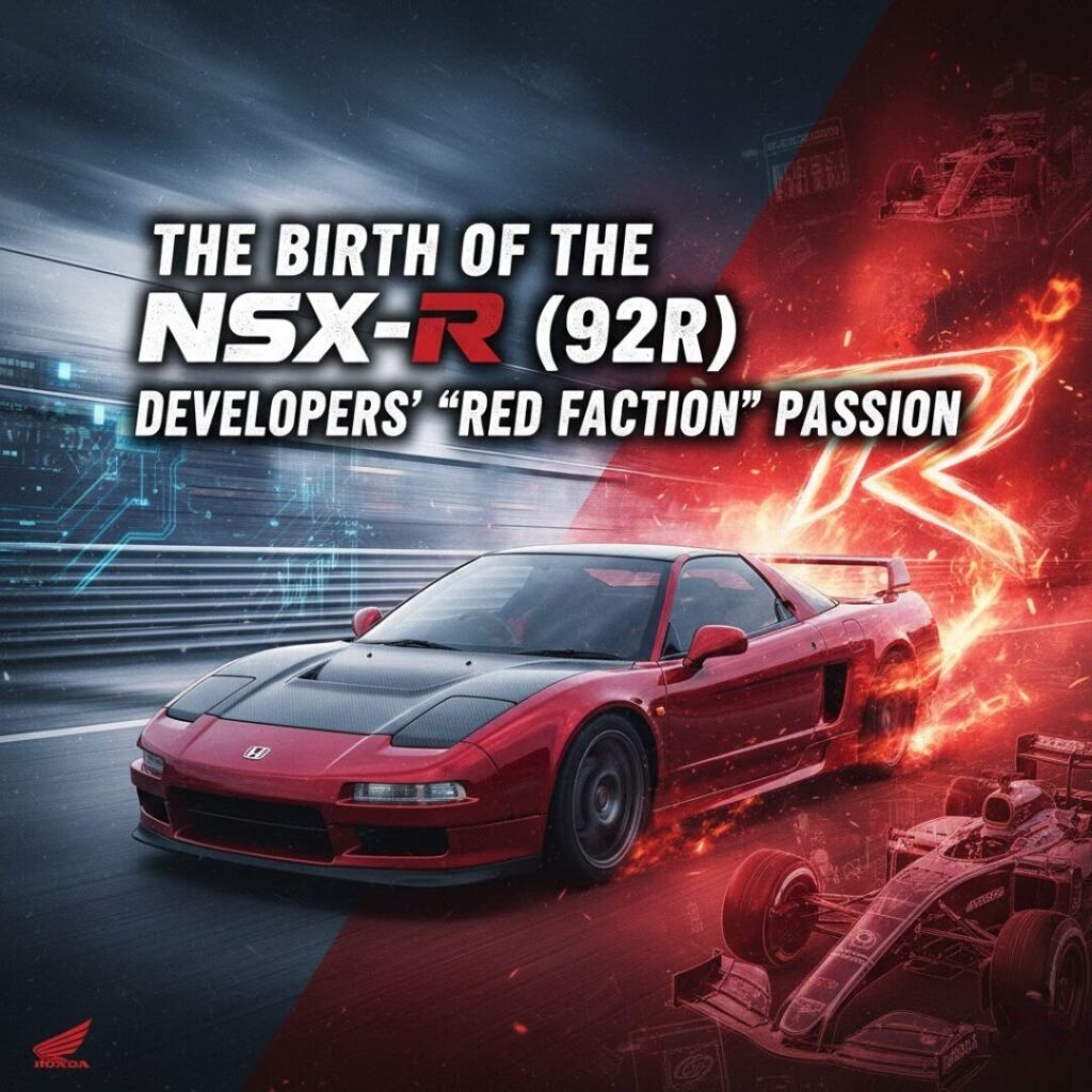 The Birth of the NSX-R (92R): The Passionate Philosophy of the Developers' "Red Faction"