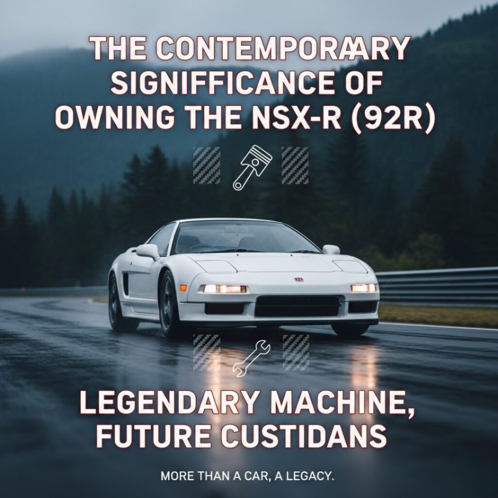 The Contemporary Significance of Owning the NSX-R (92R)