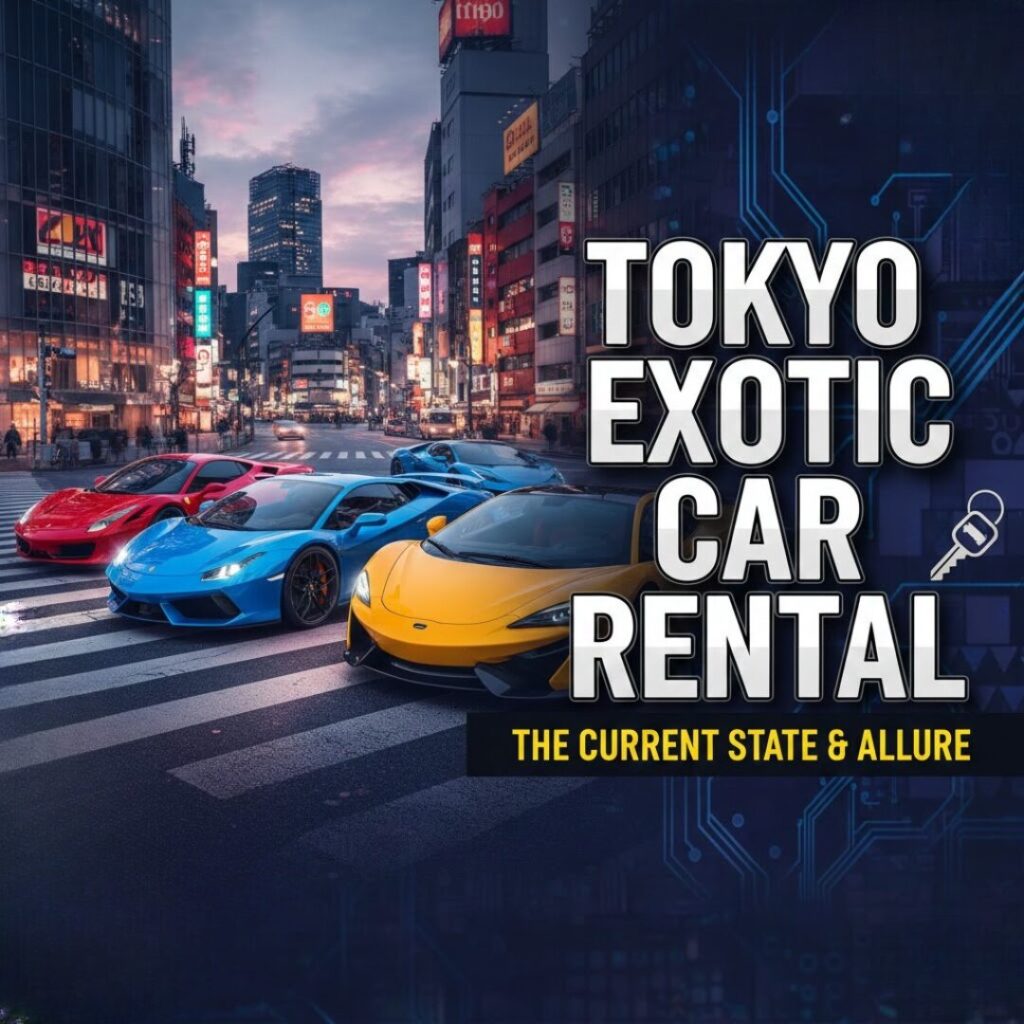 The Current State and Allure of Tokyo’s Exotic Car Rental Market