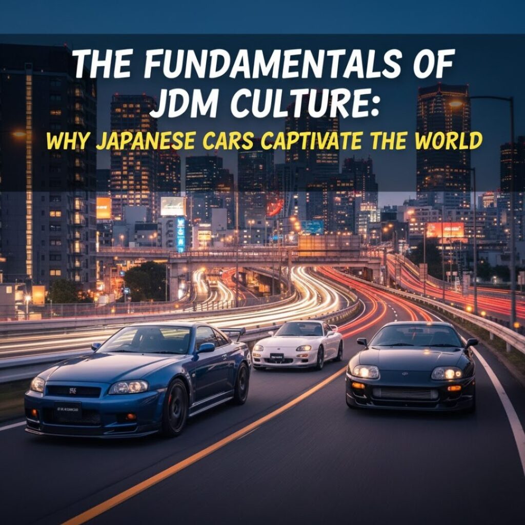 The Fundamentals of JDM Culture: Why Japanese Cars Captivate the World