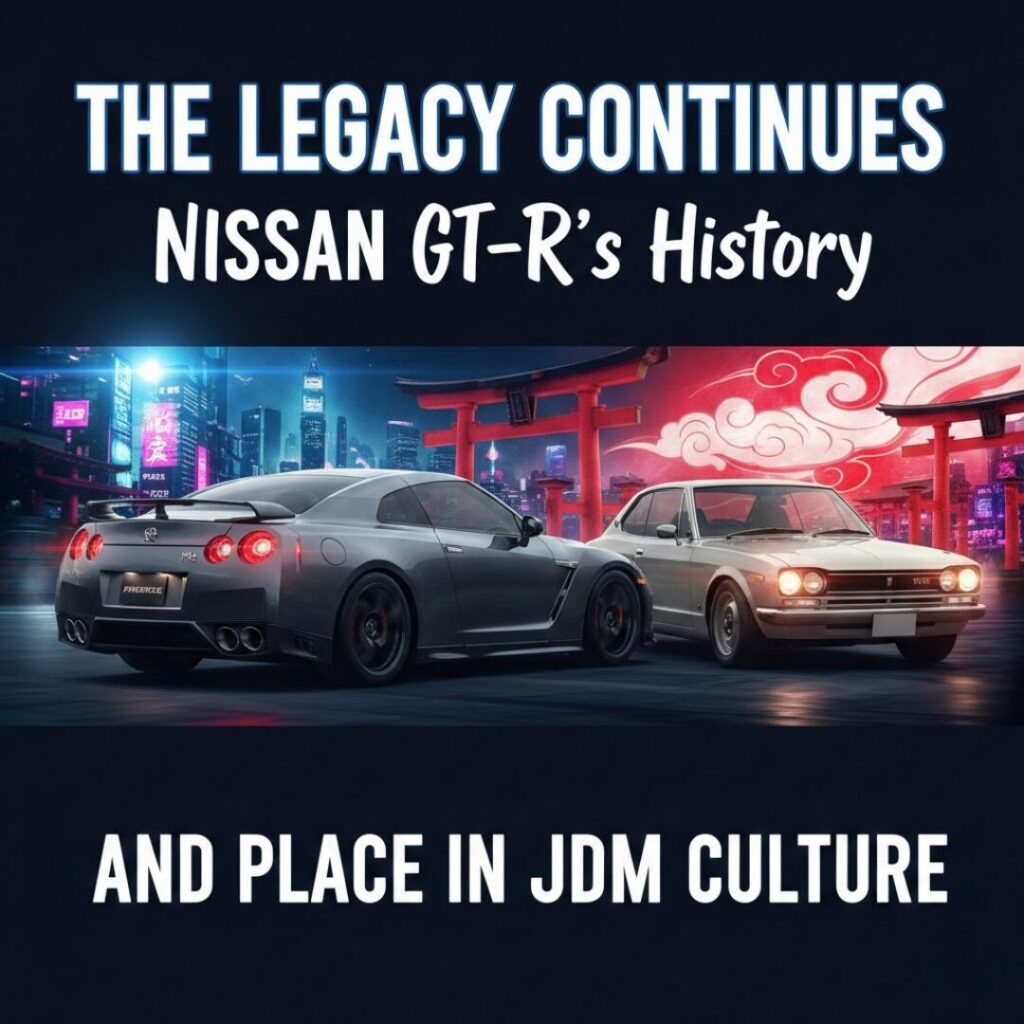 The Legacy Continues: Nissan GT-R's History and Place in JDM Culture