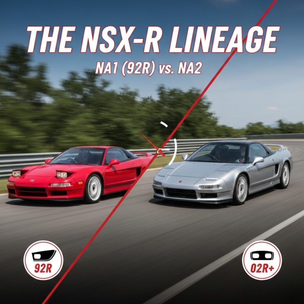 The NSX-R Lineage: Comparing the NA1 (92R) and NA2 Models