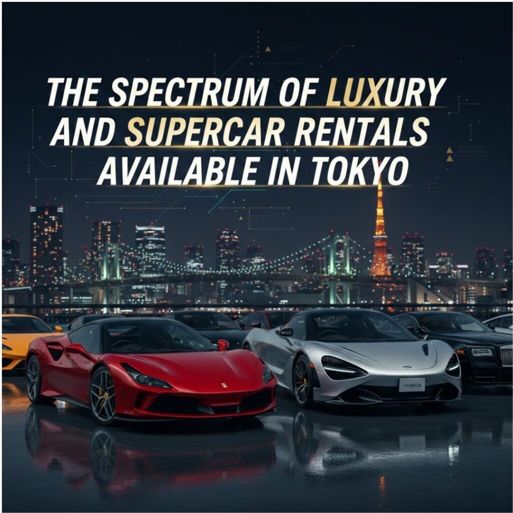 The Spectrum of Luxury and Supercar Rentals Available in Tokyo