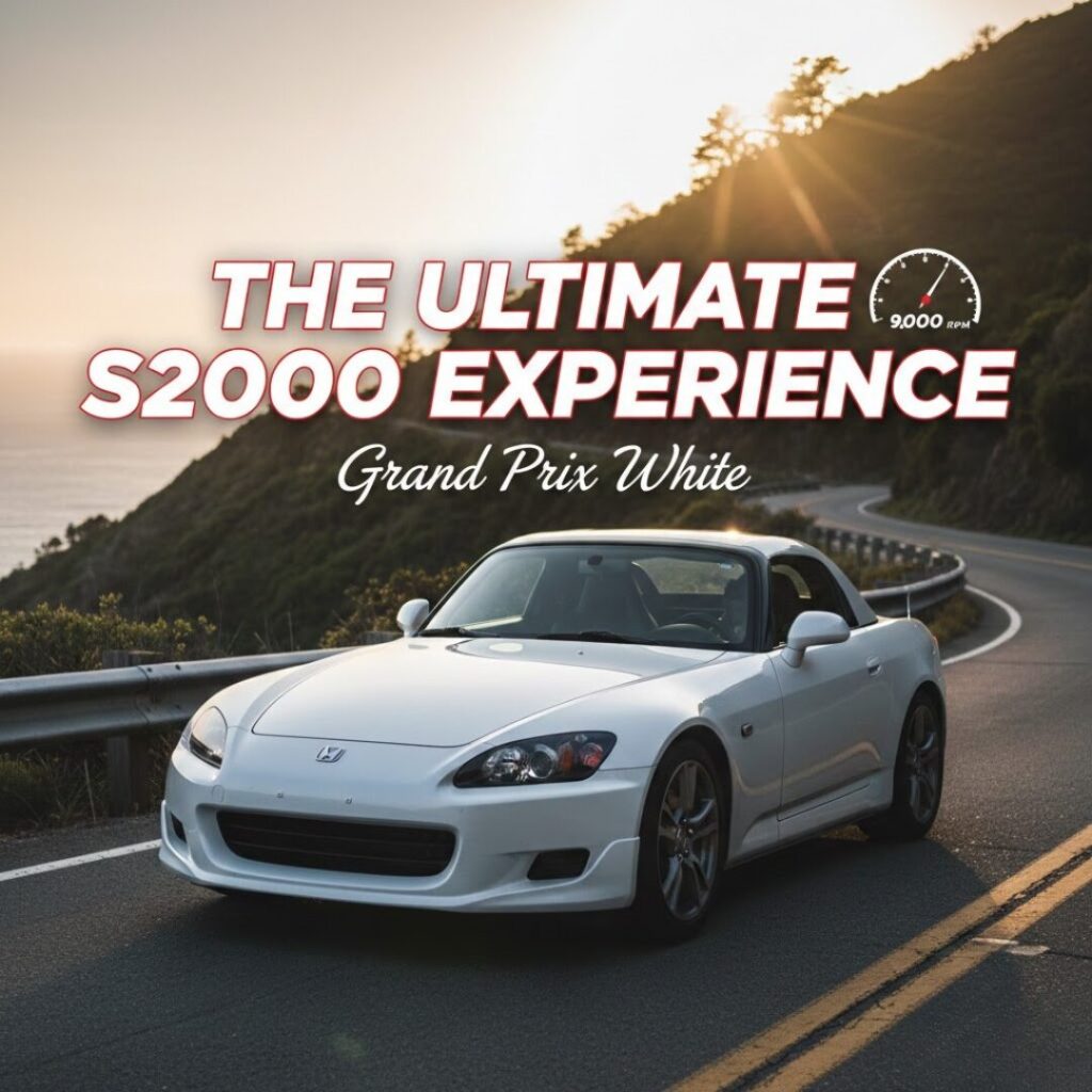 The Ultimate Experience Promised by the S2000 and Grand Prix White