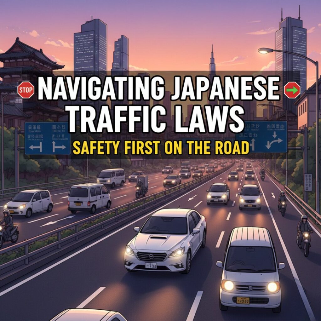 2. Navigating Japanese Traffic Laws: Safety First on the Road