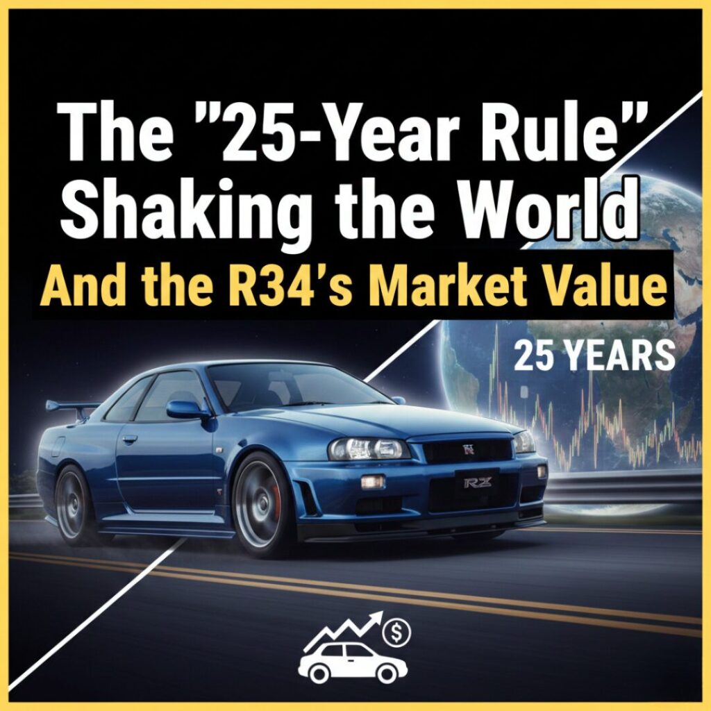 The "25-Year Rule" Shaking the World and the R34's Market Value