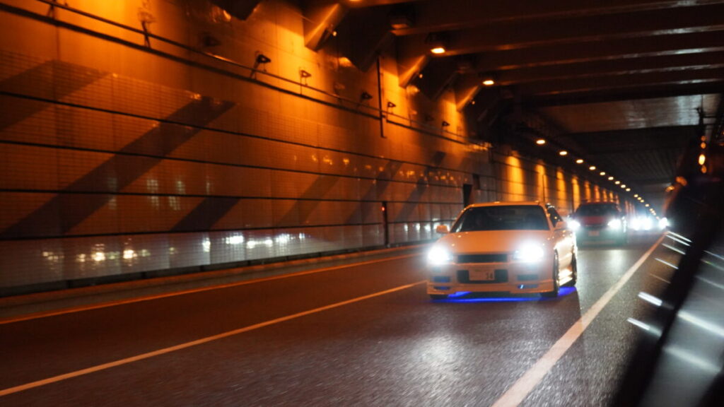 SKYLINE R34 on Highway Tokyo
