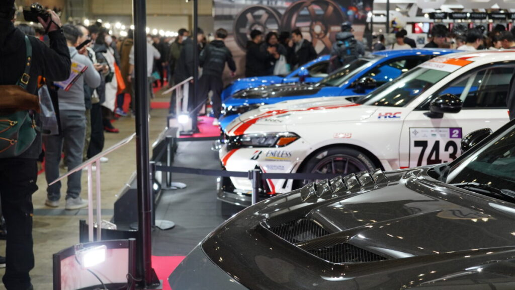 Drift cars in JDM Car Show [Tokyo Auto Salon 2026]