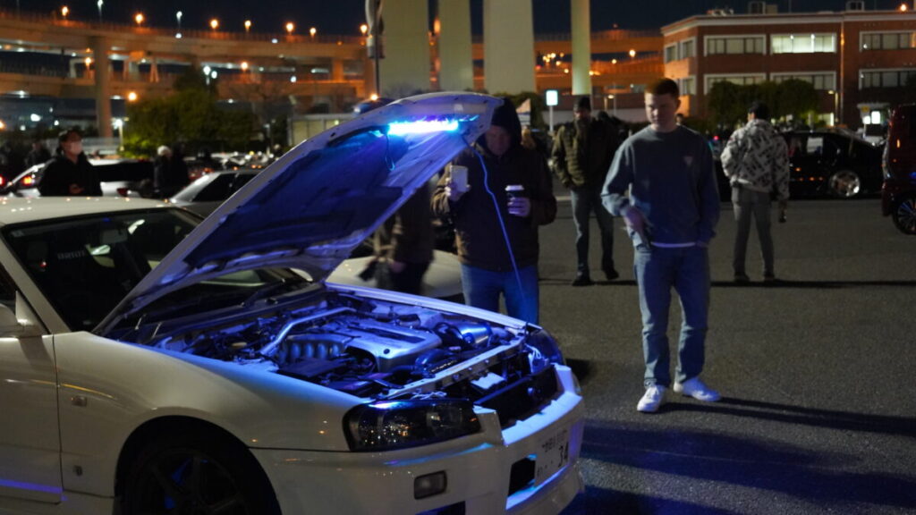 JDM Car Show in Japan with R34 SKYLINE 
