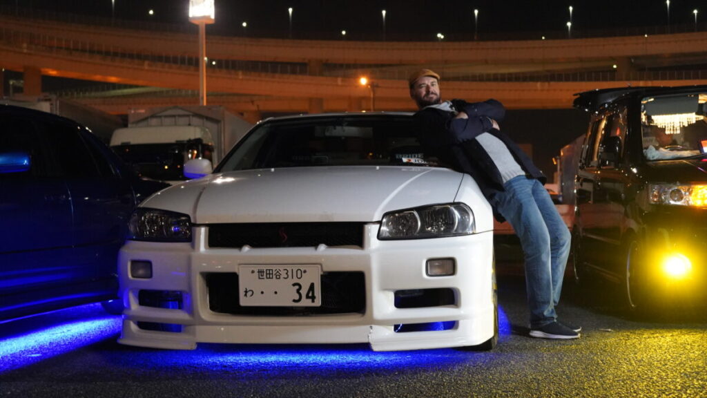 JDM TOUR with R34 SKYLINE