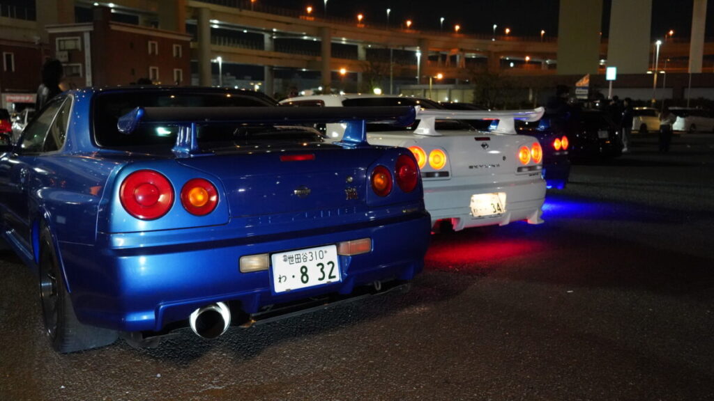 JDM Cars in Daikoku Parking Area in Tokyo