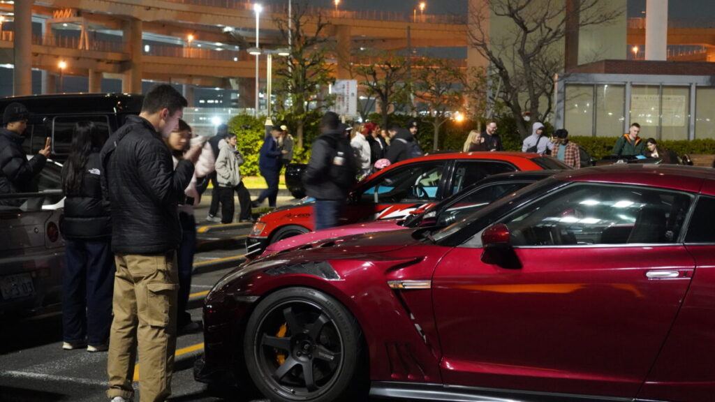 R35 GT-R in Daikoku Parking Area