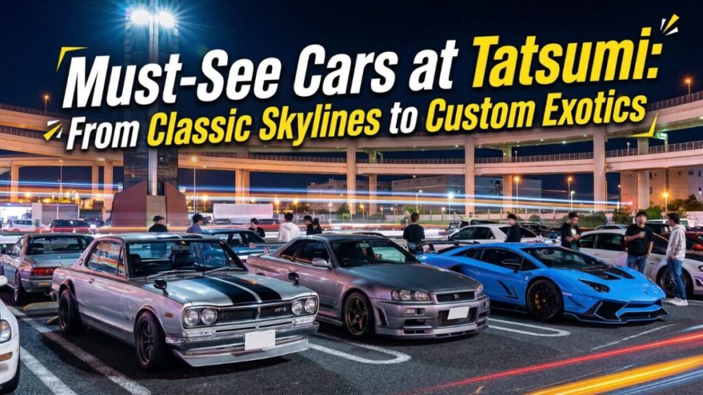Must-See Cars at Tatsumi: From Classic Skylines to Custom Exotics