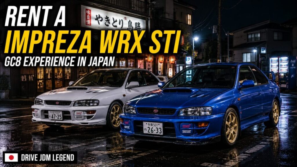 【GC8】Rent a Subaru Impreza WRX STI in Japan