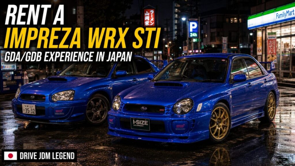 【GDA/GDB】Rent a Subaru Impreza WRX STI in Japan