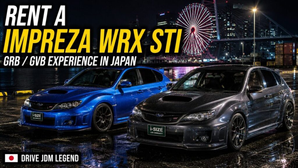 【GRB / GVB】Rent a Subaru Impreza WRX STI in Japan | JDM TOUR